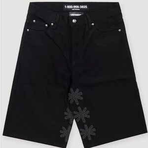Lost SHWDS Black Studded Denim Shorts Men’s 32 NWT Rare Designer